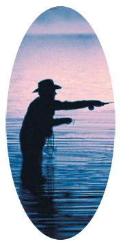 Gone Fishing (Man) Blue